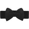 imageAllegra K Womens Bowknot Elastic Belts 24quot Width Elegant Cute Stretchy Cinch Waistband for Dress WeddingBlack