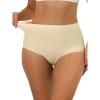 imageAllegra K Womens Elastic HighWaisted Brief Breathable No Show Hipster UnderwearBeige