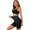 imageAllegra K Womens High Waisted Shapewear Slip Shorts Thigh Slimmers Tummy Control Knickers PantiesBlack
