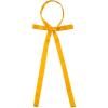imageAllegra K Womens Long Self Tie Solid Color Ribbon Bowknot Neckwear Cosplay Elegant Neck BowtieYellow