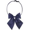 imageAllegra K Womens PreTied Bowknot Polka Dots Bow Ties Adjustable Strap Bowtie for CostumeNavy Blue