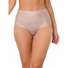 imageAllegra K Womens Tummy Control Hipster Underwear HighWaisted Breathable BriefLight Pink