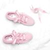 imageuxcell 2 Pairs Flat Ribbon Shoelaces Sneakers Shoestrings for Women DIY DecorPink