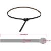 imageuxcell Adjustable Belt Leather Skinny Waistband No Buckle Fit to Dress for WomenBlack