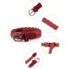 imageuxcell Adjustable Thin Braided Waistband Rope Faux Leather Belts for WomenRed