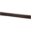 imageuxcell Women Carved Multihole Hollow Alloy Pin Buckle Leather BeltDark Brownstars