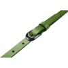 imageuxcell Women Carved Multihole Hollow Alloy Pin Buckle Leather BeltDusty Greenstars