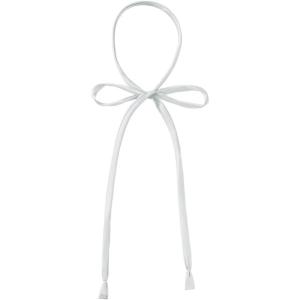 imageAllegra K Womens Long Bow Tie Self Tied Adjustable Solid Color JK Necktie Ribbon BowtieGray