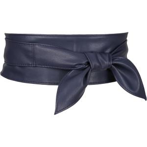imageAllegra K Womens Plus Size Obi Belts Bowknot SelfTie Wrap Around Wide Sash Waistband Belt for DressesNavy Blue