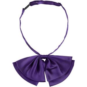 imageAllegra K Womens PreTied Neckties Bowknot Solid Adjustable Casual Uniform BowtieDeep Purple