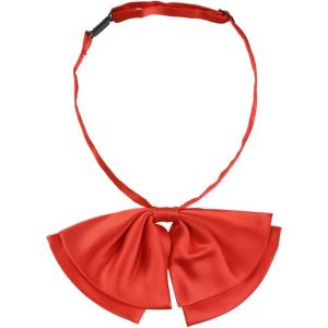imageAllegra K Womens PreTied Neckties Bowknot Solid Adjustable Casual Uniform BowtieRed