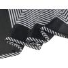 imageAllegra K 70cm Women Stripe Print Square Scarves Kerchief Neck Scarf Neckerchief HeadbandBlack White