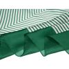 imageAllegra K 70cm Women Stripe Print Square Scarves Kerchief Neck Scarf Neckerchief HeadbandDark Green
