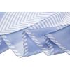 imageAllegra K 70cm Women Stripe Print Square Scarves Kerchief Neck Scarf Neckerchief HeadbandLight Blue