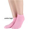 imageAllegra K Athletic Low Cut Ankle SocksStretch Cuffs Soft 10 PairsPink