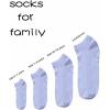 imageAllegra K Athletic Low Cut Ankle SocksStretch Cuffs Soft 10 PairsSky Blue