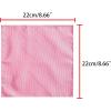 imageAllegra K Mens Pocket Squares Classic Satin Polka Dots Solid Color Handkerchiefs for Wedding BusinessPink