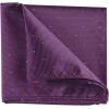 imageAllegra K Mens Pocket Squares Classic Satin Polka Dots Solid Color Handkerchiefs for Wedding BusinessPurple