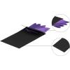 imageAllegra K Mens PreFolded Pocket Squares on Card Solid Triangles Suit HandkerchiefPurple