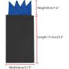 imageAllegra K Mens PreFolded Pocket Squares on Card Solid Triangles Suit HandkerchiefRoyal Blue