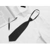 imageAllegra K Mens PreTied Zipper Tie Solid Color Formal Casual Adjustable 8cm Wide TieBlack
