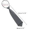 imageAllegra K Mens PreTied Zipper Tie Solid Color Formal Casual Adjustable 8cm Wide TieGray