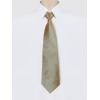 imageAllegra K Mens PreTied Zipper Tie Solid Color Formal Casual Adjustable 8cm Wide TieLight Brown
