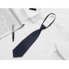 imageAllegra K Mens PreTied Zipper Tie Solid Color Formal Casual Adjustable 8cm Wide TieNavy Blue