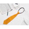 imageAllegra K Mens PreTied Zipper Tie Solid Color Formal Casual Adjustable 8cm Wide TieOrange