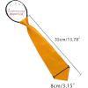 imageAllegra K Mens PreTied Zipper Tie Solid Color Formal Casual Adjustable 8cm Wide TieOrange