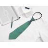 imageAllegra K Mens PreTied Zipper Tie Solid Color Formal Casual Adjustable 8cm Wide TiePeacock Green