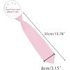 imageAllegra K Mens PreTied Zipper Tie Solid Color Formal Casual Adjustable 8cm Wide TiePink