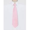 imageAllegra K Mens PreTied Zipper Tie Solid Color Formal Casual Adjustable 8cm Wide TiePink