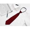 imageAllegra K Mens PreTied Zipper Tie Solid Color Formal Casual Adjustable 8cm Wide TieWine Red
