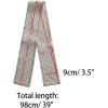 imageAllegra K Skinny Scarves Stripe Neck Wraps for Women Fasion Neckerchief Ribbon HairbandChampaign Gold