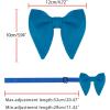 imageAllegra K Solid Pretied Bow Ties for Women Men Formal Party Prom Bowties VelvetBlue