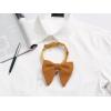 imageAllegra K Solid Pretied Bow Ties for Women Men Formal Party Prom Bowties VelvetBurnt Orange