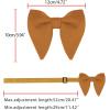 imageAllegra K Solid Pretied Bow Ties for Women Men Formal Party Prom Bowties VelvetBurnt Orange