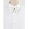imageAllegra K Solid Pretied Bow Ties for Women Men Formal Party Prom Bowties VelvetCream White