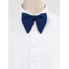 imageAllegra K Solid Pretied Bow Ties for Women Men Formal Party Prom Bowties VelvetDeep Blue