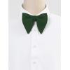 imageAllegra K Solid Pretied Bow Ties for Women Men Formal Party Prom Bowties VelvetDeep Green