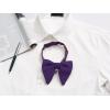 imageAllegra K Solid Pretied Bow Ties for Women Men Formal Party Prom Bowties VelvetIndigo Purple