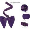 imageAllegra K Solid Pretied Bow Ties for Women Men Formal Party Prom Bowties VelvetIndigo Purple