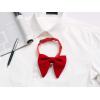 imageAllegra K Solid Pretied Bow Ties for Women Men Formal Party Prom Bowties VelvetRed