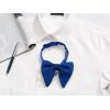 imageAllegra K Solid Pretied Bow Ties for Women Men Formal Party Prom Bowties VelvetRoyal Blue