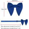 imageAllegra K Solid Pretied Bow Ties for Women Men Formal Party Prom Bowties VelvetRoyal Blue