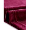 imageAllegra K Velvet Top for Womens Square Neck Long Sleeves Solid Casual TShirt BlouseBurgundy