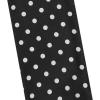 imageAllegra K Women Retro Polka Dots Skinny Scarf Neck Scarves Wrap Long Neckerchief Hair BandBlack