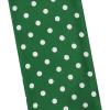 imageAllegra K Women Retro Polka Dots Skinny Scarf Neck Scarves Wrap Long Neckerchief Hair BandGreen