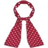 imageAllegra K Women Retro Polka Dots Skinny Scarf Neck Scarves Wrap Long Neckerchief Hair BandRed